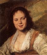 Frans Hals Gypsy Girl oil painting artist